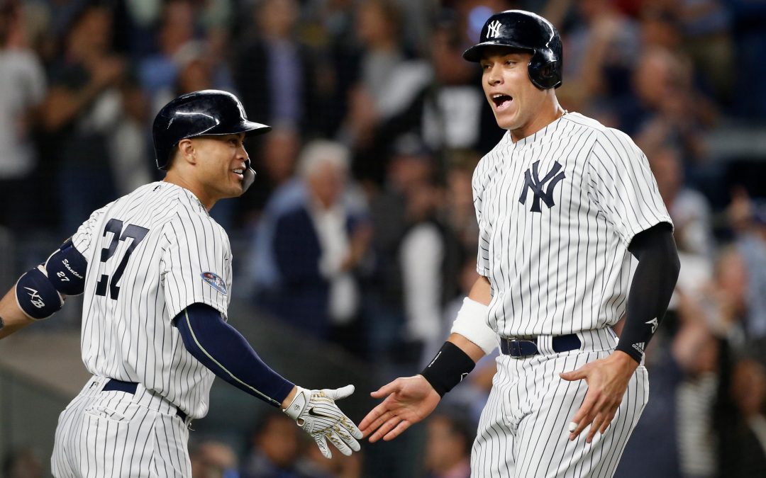 MLBbros Giancarlo Stanton and Aaron Judge Are Dragging The NY Yankees Back Into Playoff Race