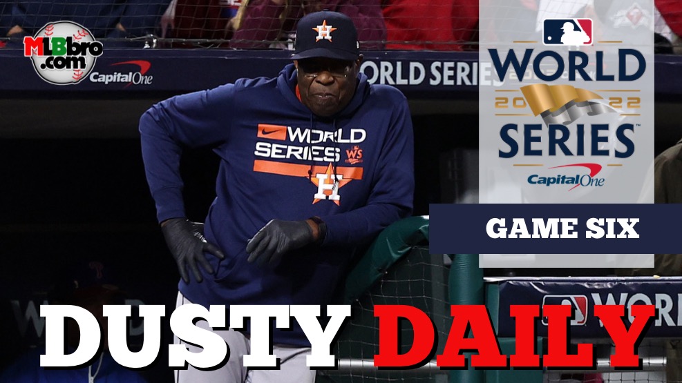 Dusty Does It ! | The Legendary MLBbro Lifts Astros To World Series Victory, Erases Franchise’s Past Sins