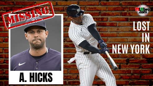 “Things Are Tough In New York “| Can MLBbro, Aaron Hicks Turn It Around In Time to Join the Yankees Postseason Party?