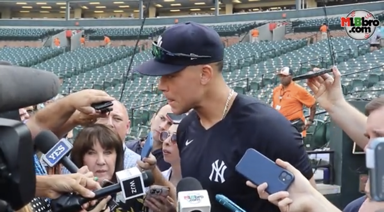 Aaron Judge Is Back Against Baltimore & He Speaks | Says Toe Is “Not 100 %” But He’s Going All Out