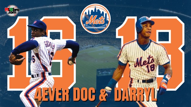 The Dates Are Set For Mets To Retire Jerseys Of Legendary MLBbros Dwight Gooden and Darryl Strawberry