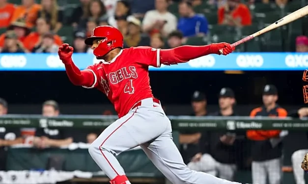 Christian Moore Notches First MLB Hit—A Triple In Hometown Return