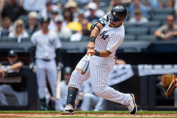 Trent Grisham went 3-5 on Saturday, including this home run as the Yankees beat the Orioles, 9-0, in The Bronx.