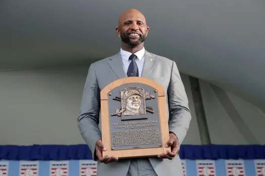 First Ballot Hall of Famer CC Sabathia Receives HOF Plaque