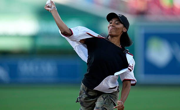 ICYMI: At a recent Nationals vs. Phillies game in Washington DC, Mo’ne Davis, of LLWS fame, threw out the first pitch. It was caught by Nationals OF Robert Hassell III, whom she once struck out back in Little League.