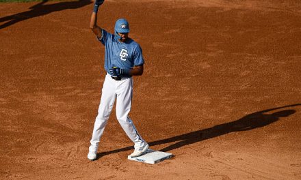 James Wood single-handedly took down the Phillies on Saturday as his 2-RBI double stood up for the 2-0 Washington win.