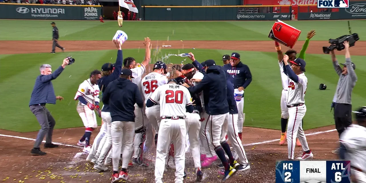 Dominic Smith Crushes Walk-Off Grand Slam As Braves Defeat Royals, 6-2