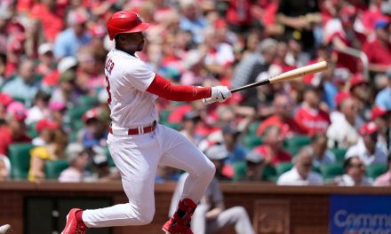 Red Hot MLBbro Jordan Walker Extends Hitting Streak To 15 Games In Loss To Marlins