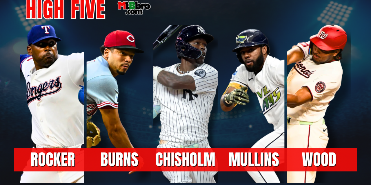 #HIGHFIVE (Week 9): Kumar Rocker Is Ready To Elevate While Cedric Mullins Gets Hot