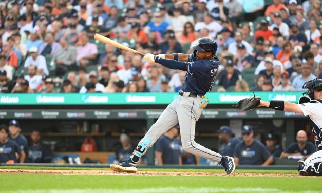 Chandler Simpson Goes 3-For-5 With Three Runs Scored In 8-5 Win Over Blue Jays