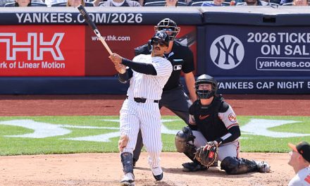 Trent Grisham’s two-run homer helped the Yankees top the Orioles 9-4 on Saturday.