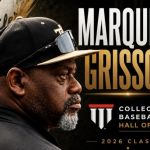 Marquis “Coach Grip” Grissom selected to the 2026 College Baseball Hall of Fame class