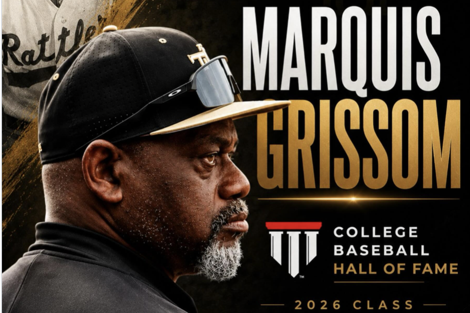 Marquis “Coach Grip” Grissom selected to the 2026 College Baseball Hall of Fame class