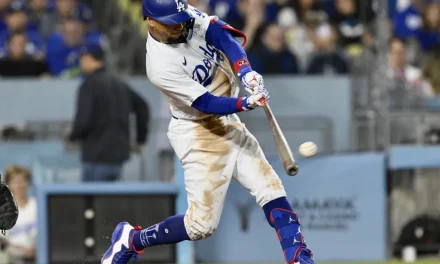 Mookie Betts Extends Hitting Streak To Eight Games In Dodgers’ 12-7 Win Over Padres