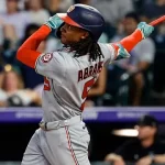 CJ Abrams’ Four-Hit Performance Powers Nationals To 8-0 Victory Over Rockies