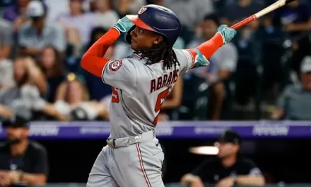 CJ Abrams’ Four-Hit Performance Powers Nationals To 8-0 Victory Over Rockies