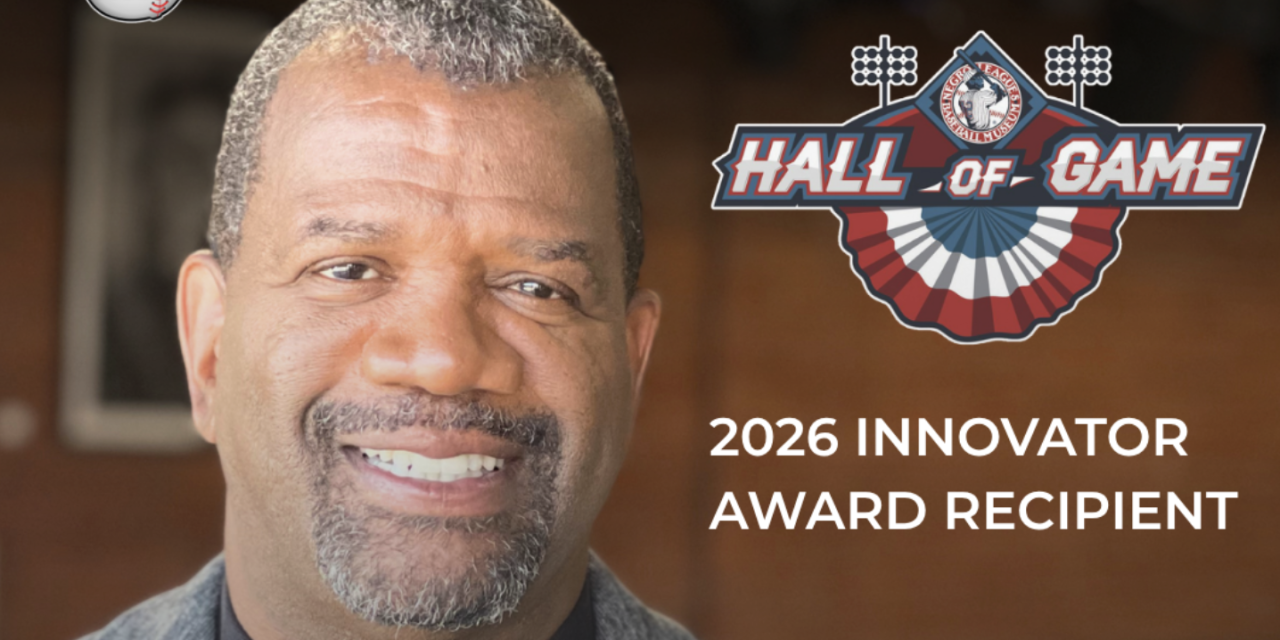 Rob Parker Awarded JL Wilkinson “Innovator” Award, Joins Negro Leagues Baseball Museum’s Hall of Game Class of 2026