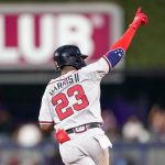 Michael Harris II went 3-for-5 with a single, a triple, an RBI double, and a run scored to lead the Atlanta Braves to a 3-2 win over the Los Angeles Dodgers in Game 2 of the NLDS